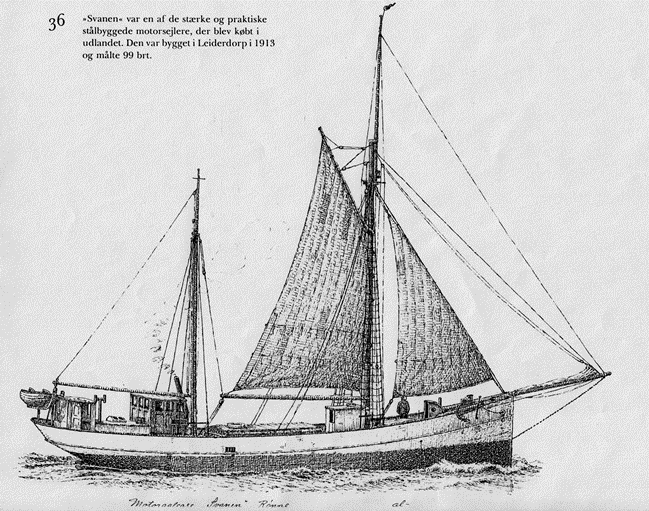 Zeichnung Ch. Nielsen 1947 Daske Bådtyper